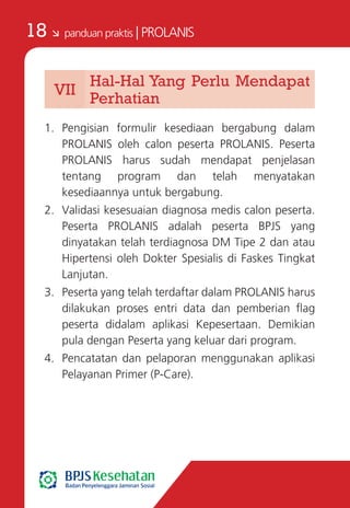 File. Lab Prolanis Buku panduan prolanis | PDF