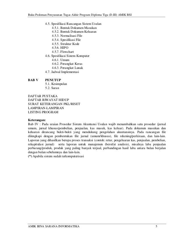 Contoh Surat Riset Tugas Akhir Bsi