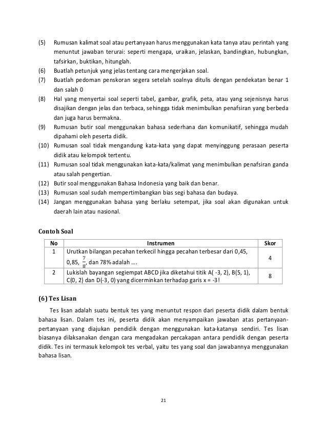 Buku Pedoman Penilaian Smp Matematika