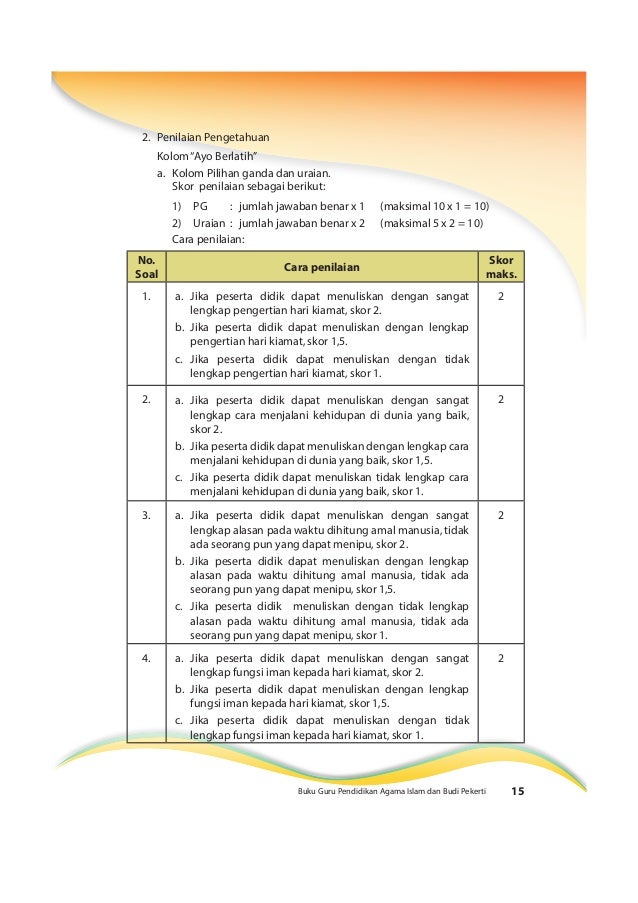 Buku Pegangan Guru Agama Islam Smp Kelas 9 Kurikulum 2013