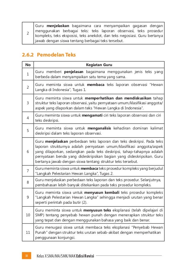Buku pegangan guru bahasa indonesia sma kelas 10 kurikulum Buku pegangan guru bahasa indonesia sma kelas 10 kurikulum