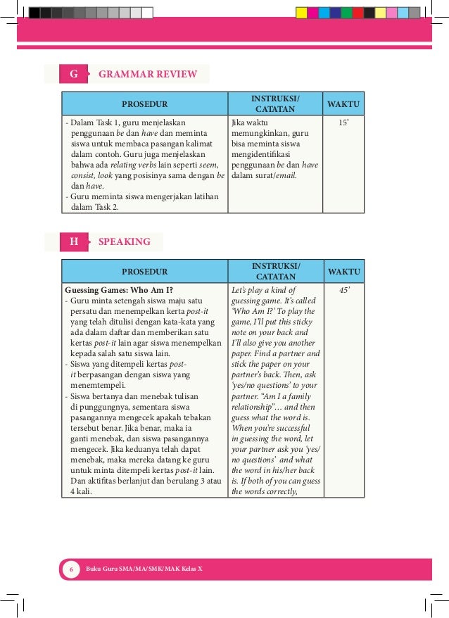 Materi bahasa inggris kelas 10 semester 1 kurikulum 2013