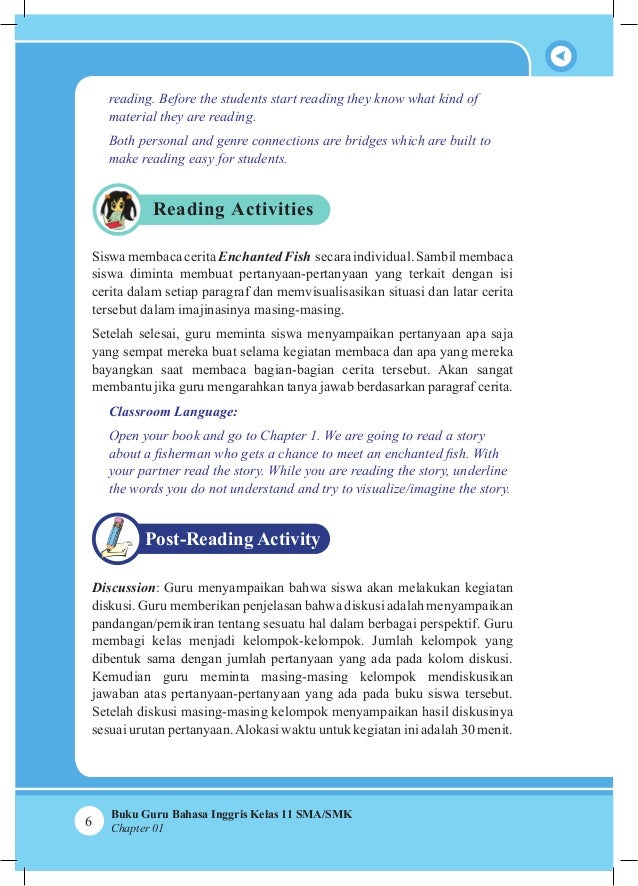 Buku bahasa Inggris kelas 11"When English Rings a Bell 