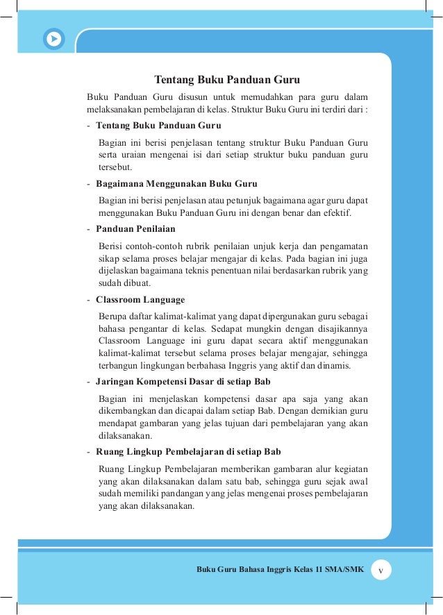 Buku bahasa Inggris kelas 11"When English Rings a Bell 