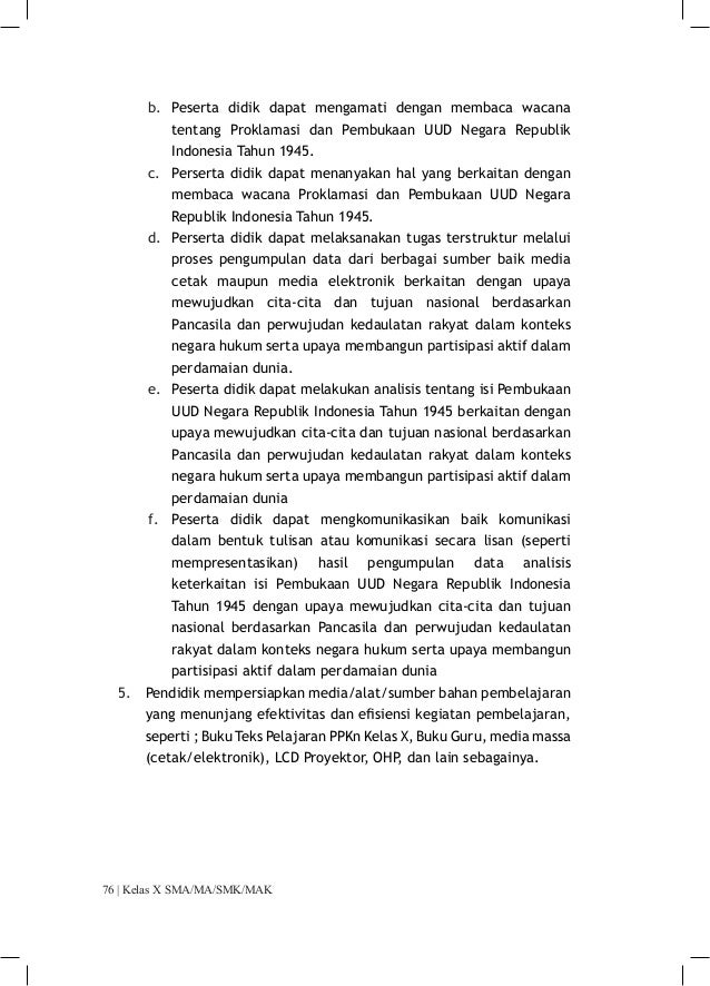 Buku Pegangan Guru Ppkn Sma Smk Kelas 10 Kurikulum 2013 Edisi Revisi