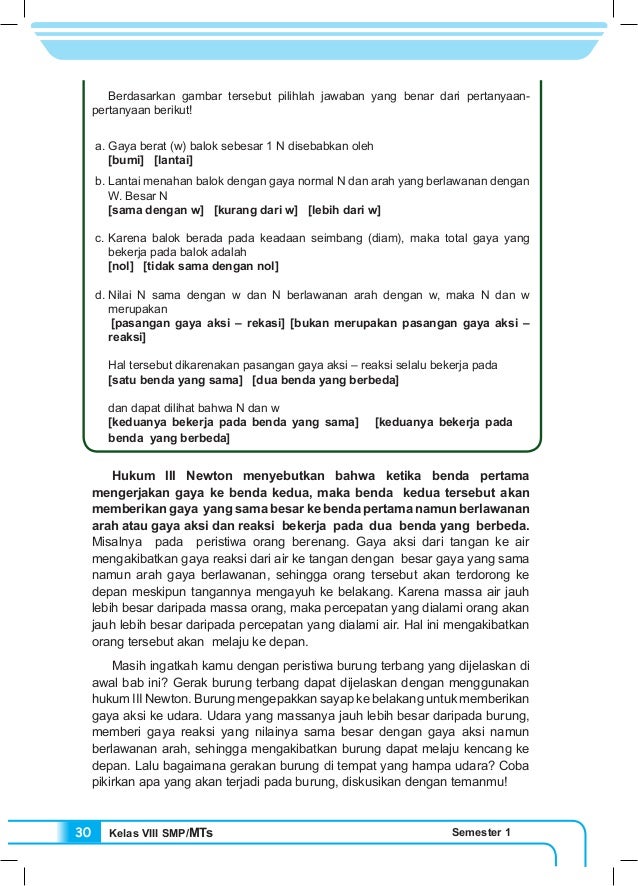 Buku ipa smp kelas 8 kurikulum 2013 semester 1 Buku ipa smp kelas 8 kurikulum 2013 semester 1