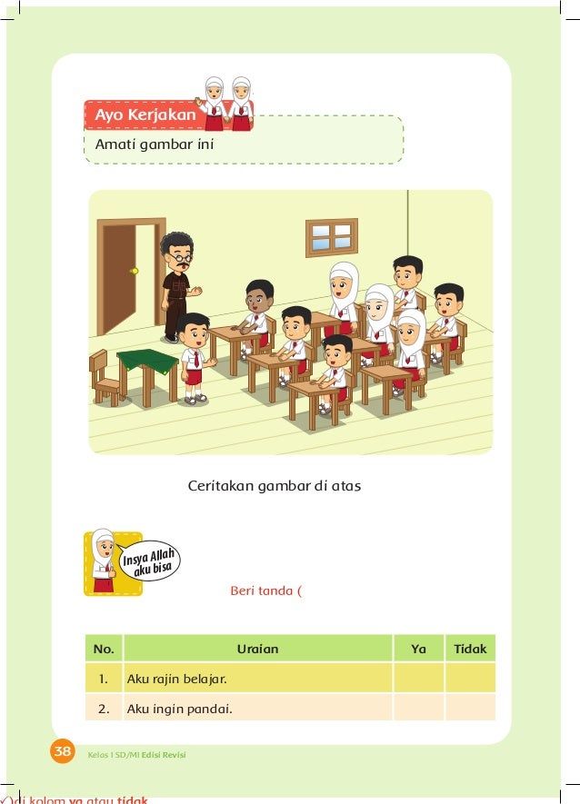 Buku Pegangan Siswa PAI SD/MI Kelas 1 (edisi revisi 2014)