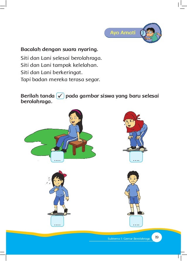 unduh gratis gambar animasi Buku Pegangan Siswa Sd Kelas 1 Tema 2 Kegemaranku Terkeren