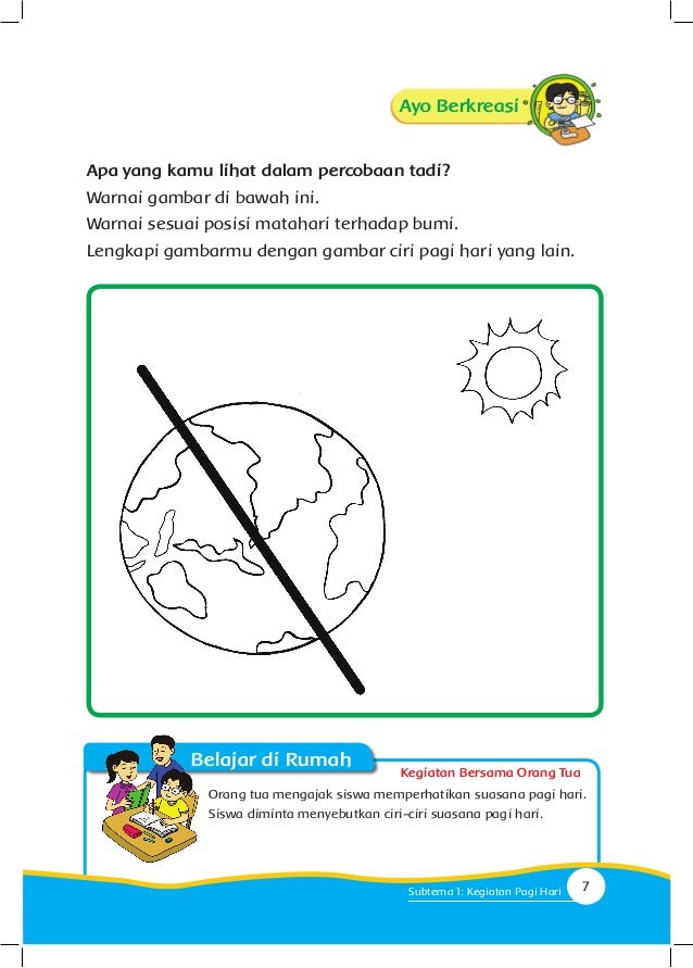 Free Gambar Buku Pegangan Siswa SD Kelas 1 Tema 3 Kegiatanku Terupdate oleh Cikimm.com