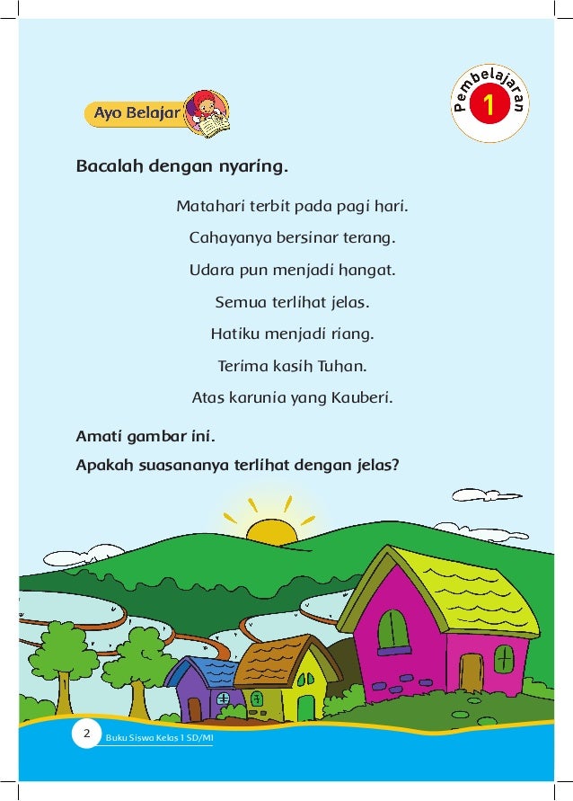 Free Gambar Buku Pegangan Siswa SD Kelas 1 Tema 3 Kegiatanku Terbaru oleh Cikimm.com