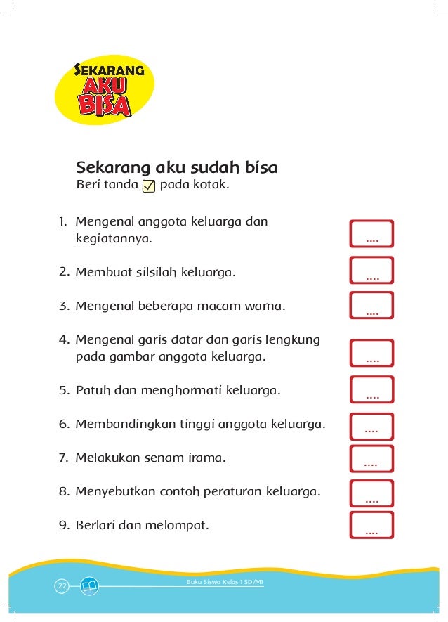 Buku pegangan siswa sd kelas 1 tema 4 keluargaku Buku pegangan siswa sd kelas 1 tema 4 keluargaku