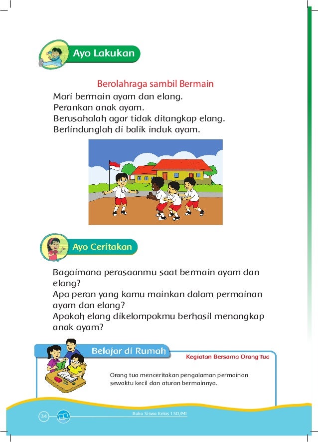 Buku pegangan siswa sd kelas 1 tema 4 keluargaku