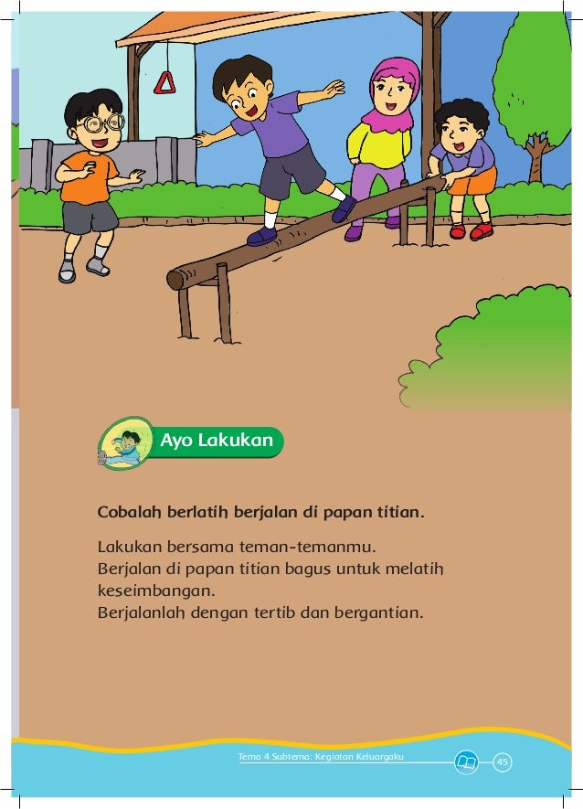 Buku pegangan siswa sd kelas 1 tema 4 keluargaku