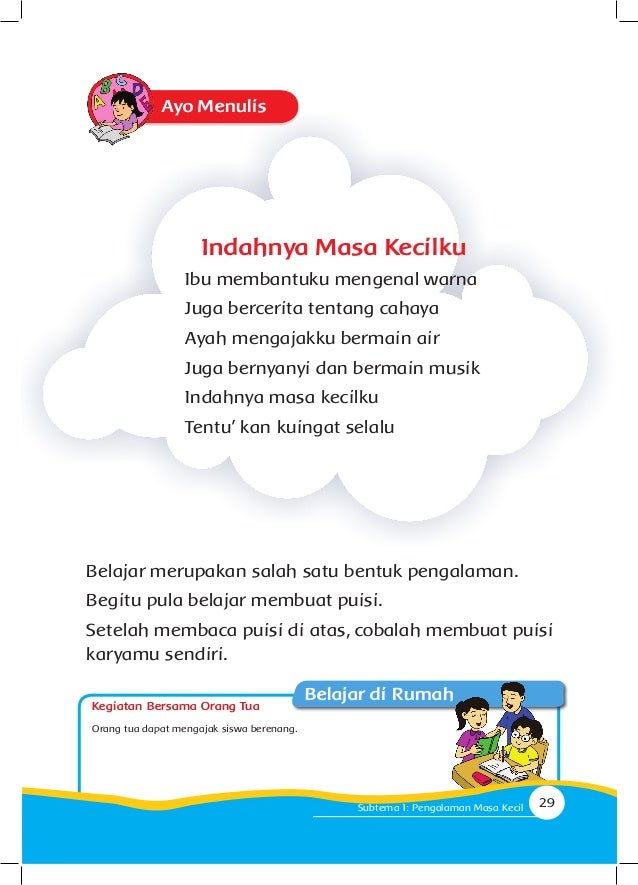 Puisi Tentang Orang Tua Anak Sd - 1001 Kumpulan Puisi Terbaik