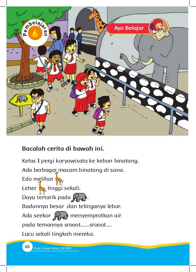 Buku Pegangan Siswa SD/MI Kelas 1 Tema 5 Pengamanku