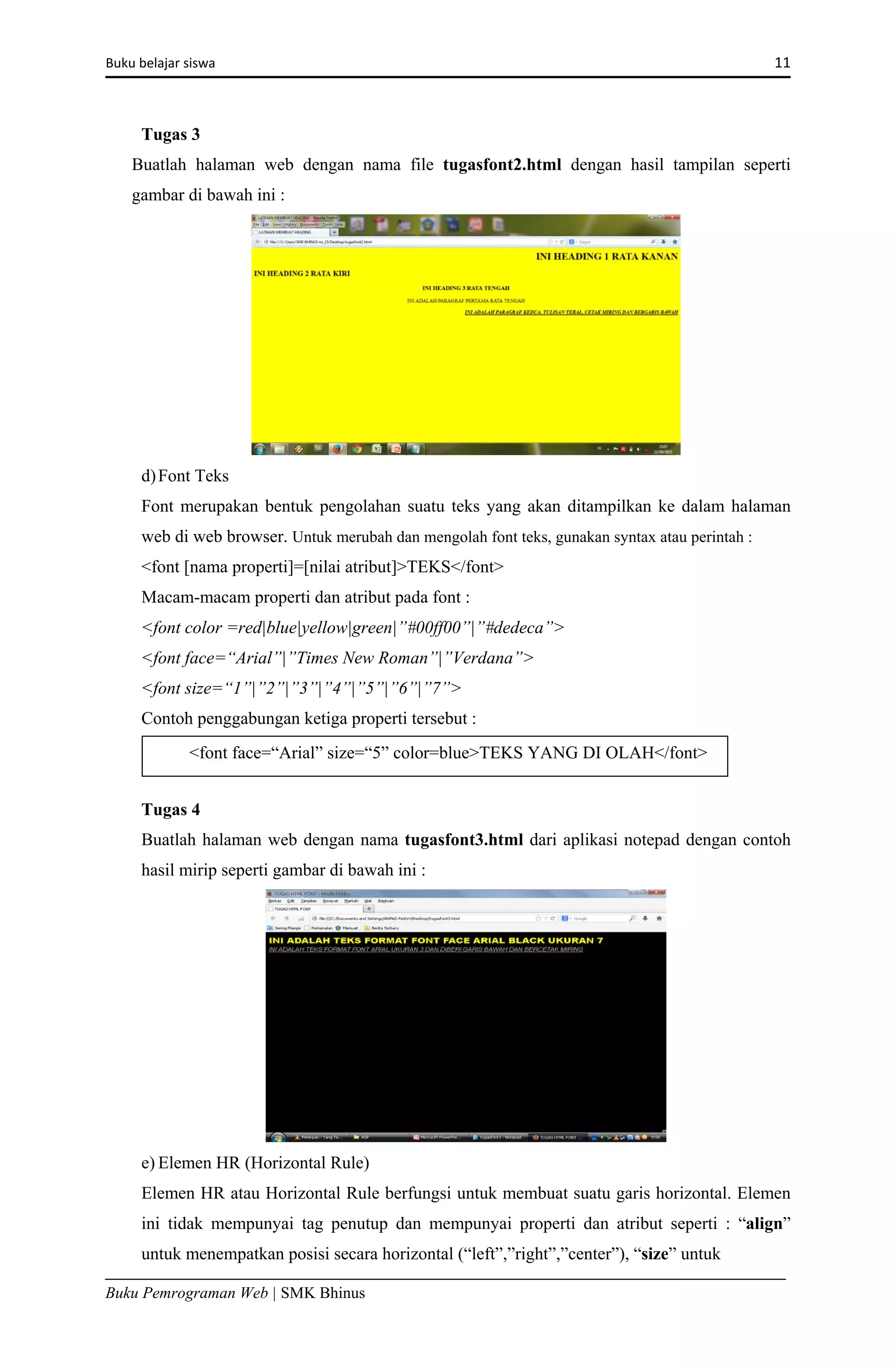 Buku pemrograman web html-css-javascript | PDF