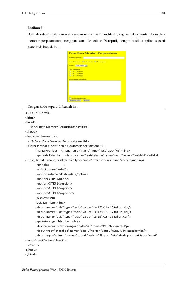 Buku pemrograman web html-css-javascript