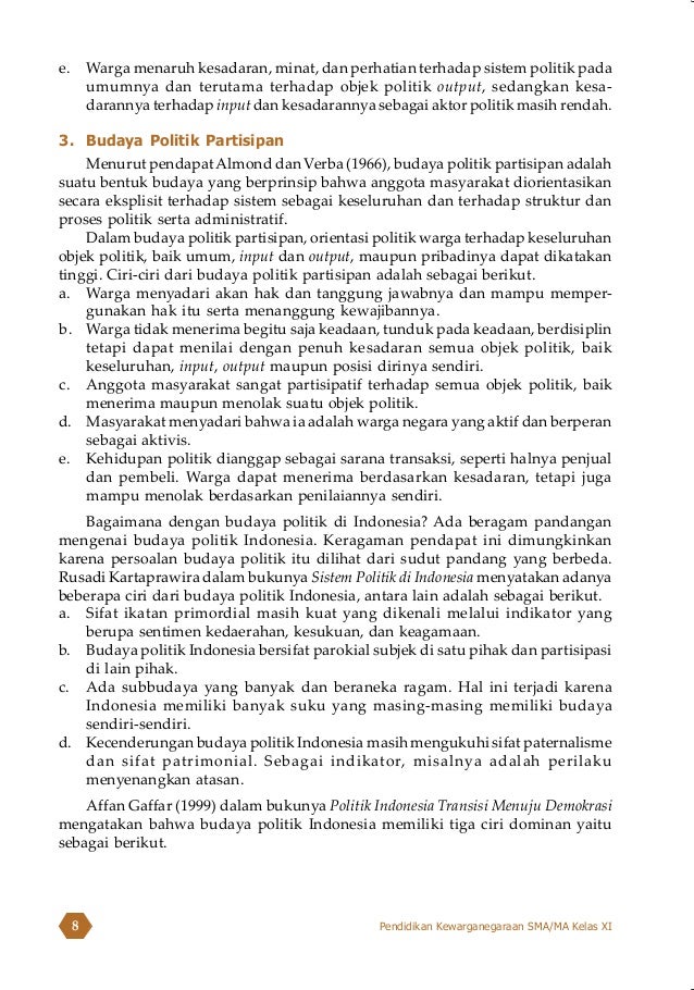 Buku pendidikan kewarganegaraan kelas xi sma