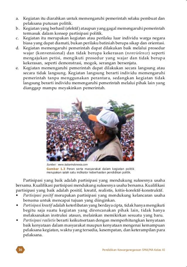 Buku pendidikan kewarganegaraan kelas xi sma