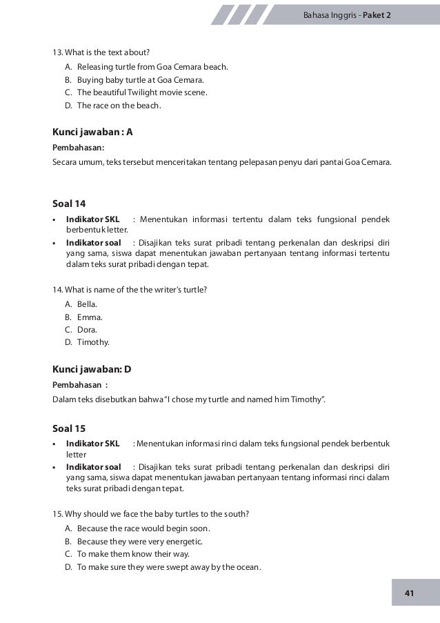 Buku Pengayaan Ujian Nasional Bahasa Inggris SMP/MTs 2013-2014