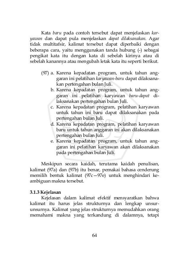 Buku Penyuluhan Kalimat