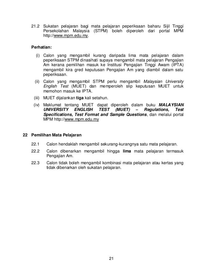 Buku peraturan dan skema peperiksaan baharu stpm 2012 13 Buku peraturan dan skema peperiksaan baharu stpm 2012 13