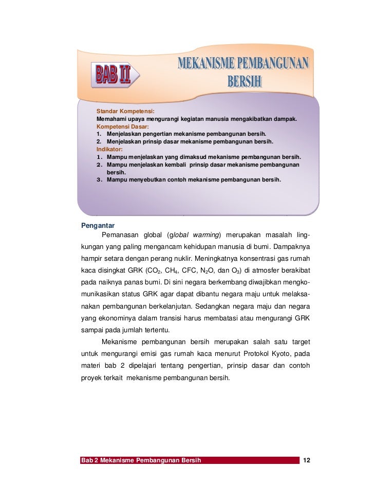 Buku Pendidikan Lingkungan Hidup (PLH) SMA Kelas XII