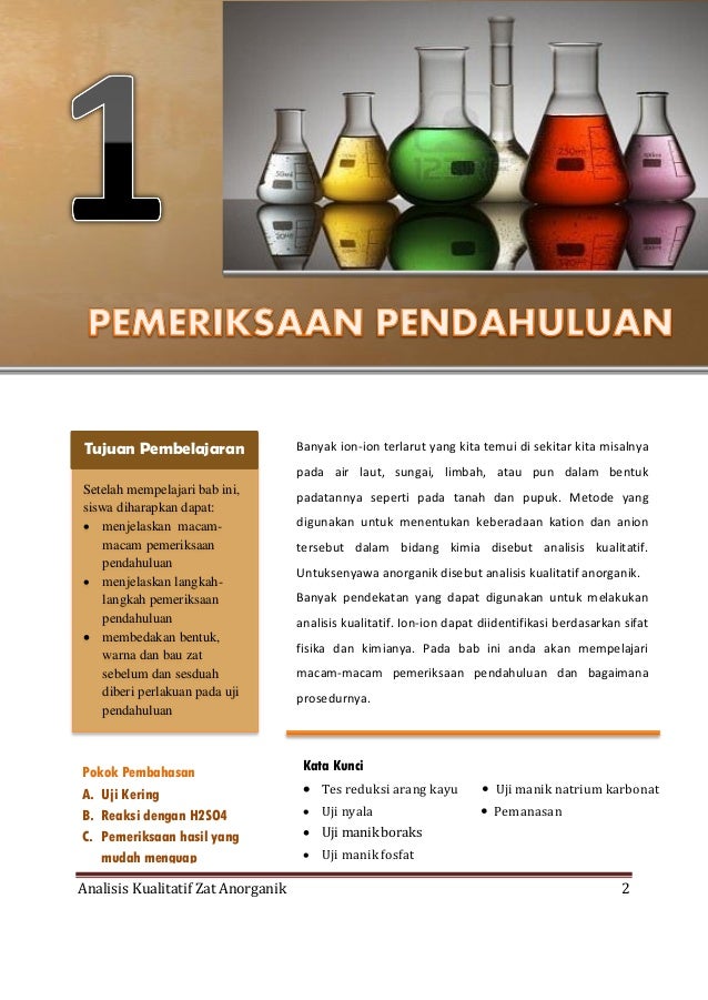 Kimia Analitik I