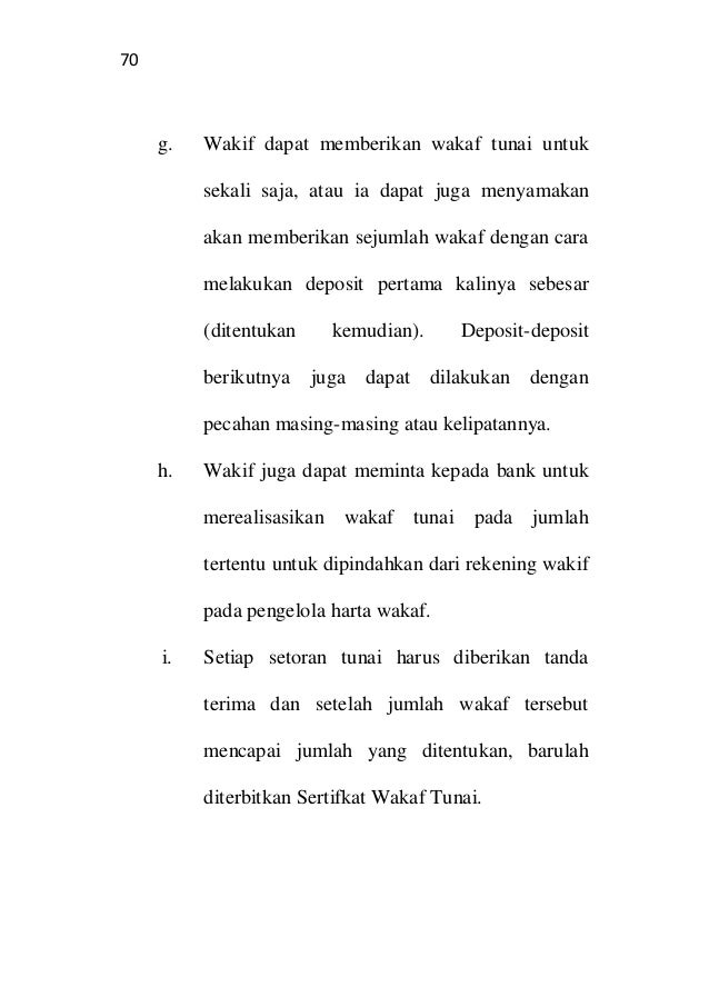 Buku profil wakaf nazir dan pengelolaan wakaf tanah pesantren