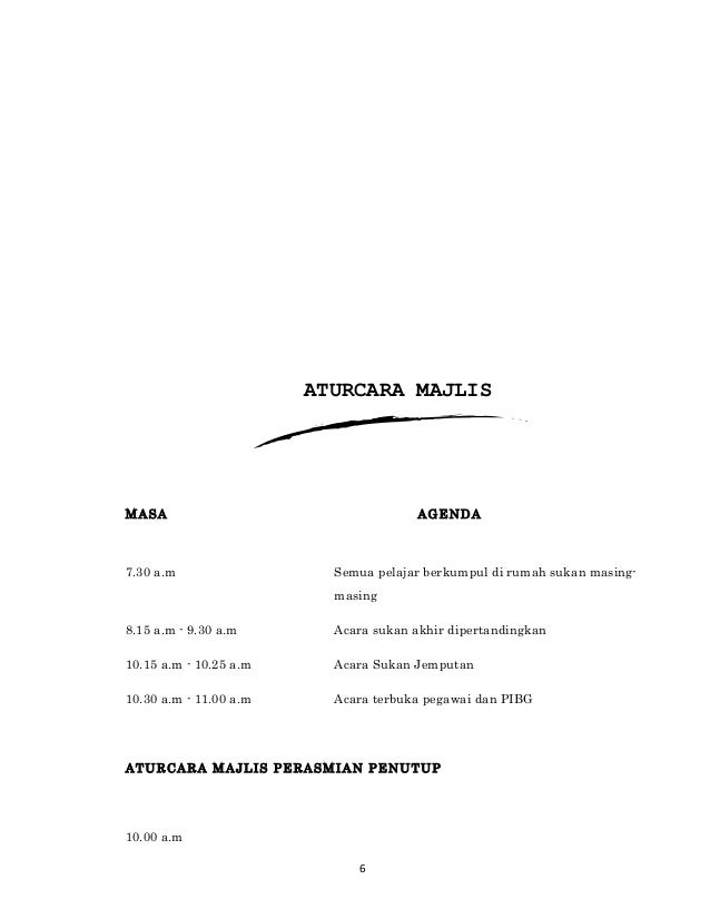Buku program sukan 2014
