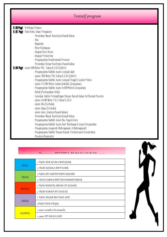 Buku program sukan sekolah