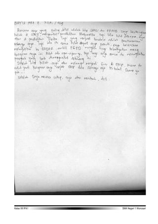 Kelas XII IPA1 TA 2006-2007 SMA Negeri 1 Wonosari
 