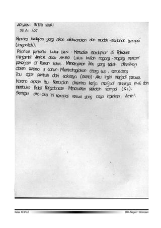 Kelas XII IPA1 TA 2006-2007 SMA Negeri 1 Wonosari
 