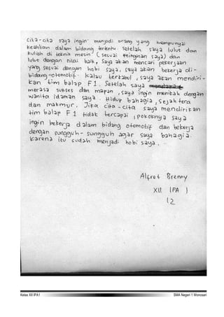 Kelas XII IPA1 TA 2006-2007 SMA Negeri 1 Wonosari
 