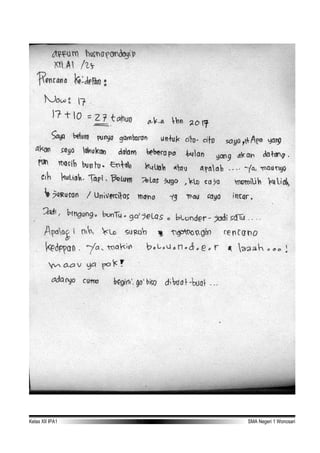 Kelas XII IPA1 TA 2006-2007 SMA Negeri 1 Wonosari
 