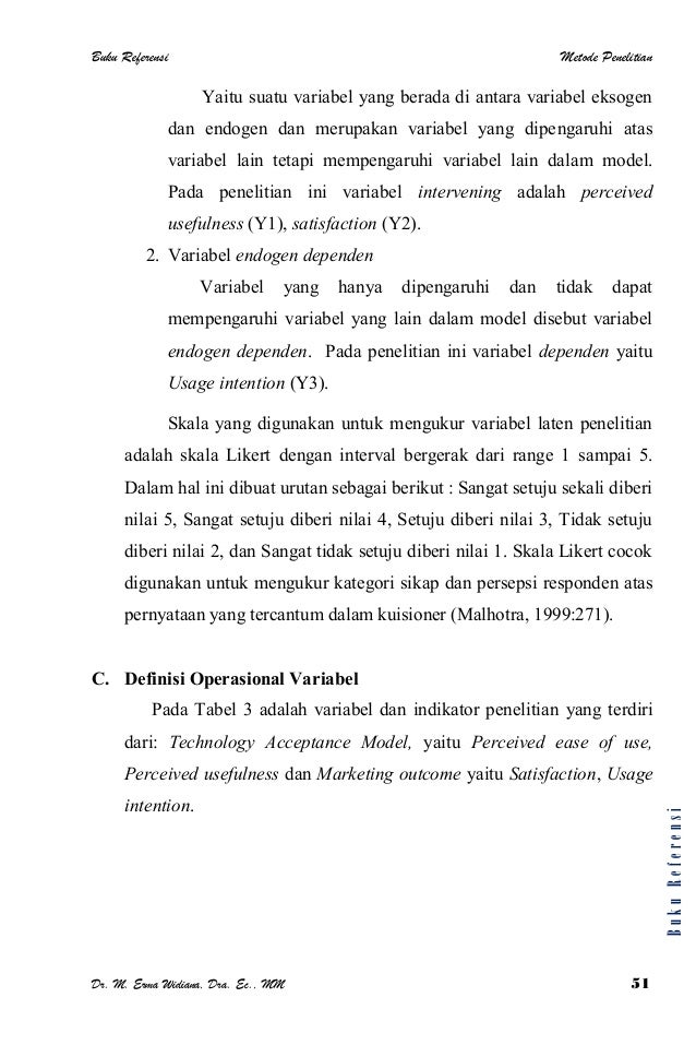 Buku Referensi Teori Dan Variable Di Bidang Manajemen Pemasaran