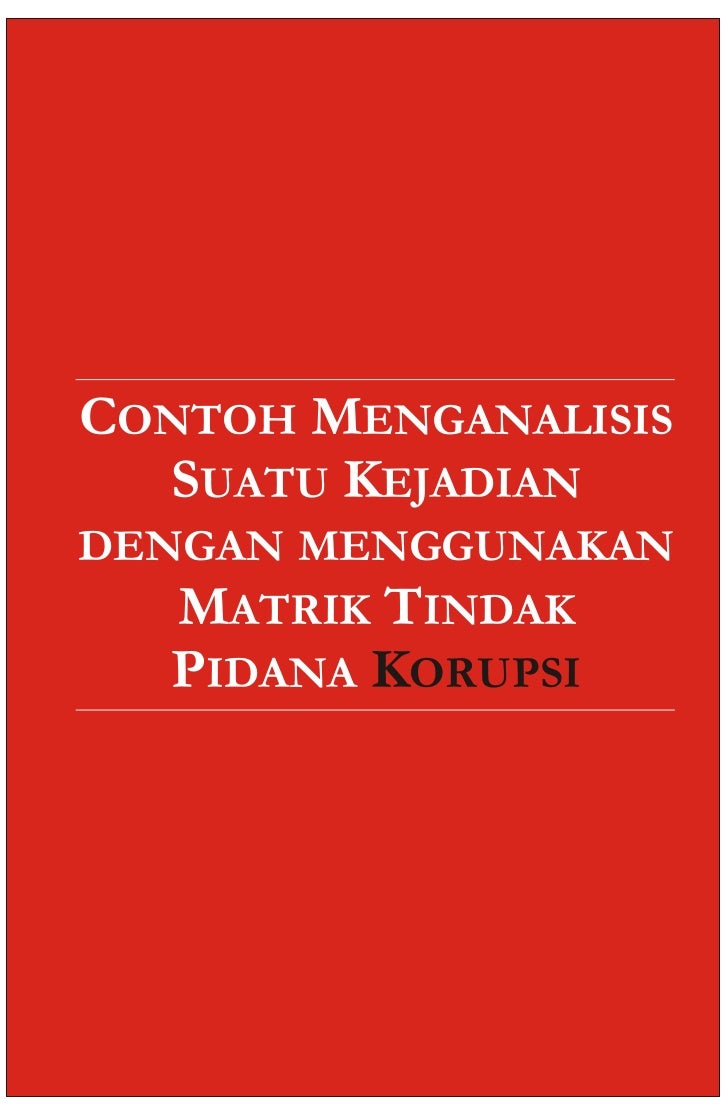 Buku Saku Korupsi