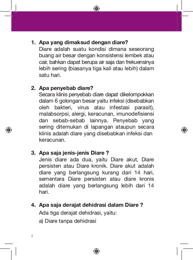 Buku Saku Lintas Diare