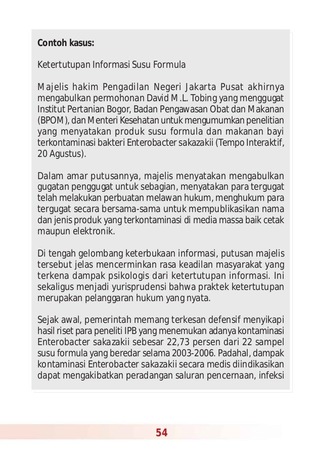 Buku Saku Mengenal UU Keterbukaan Informasi Publik