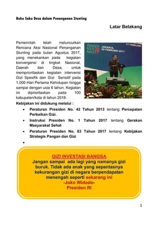 Buku saku stunting desa 2