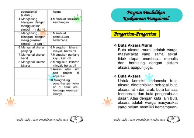 Buku saku tutor_keaksaraan
