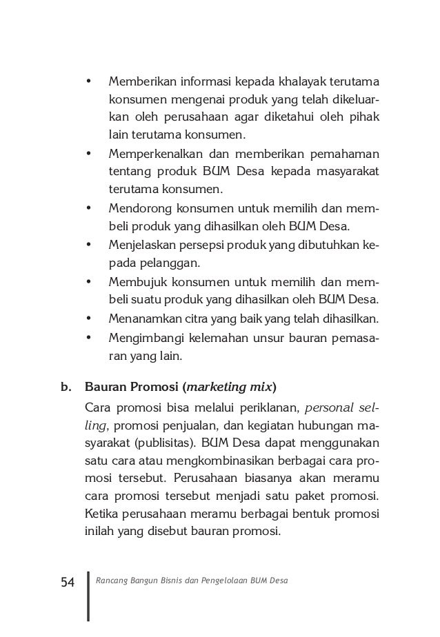 Buku Seri Rancang Bangun Bisnis BUM Desa