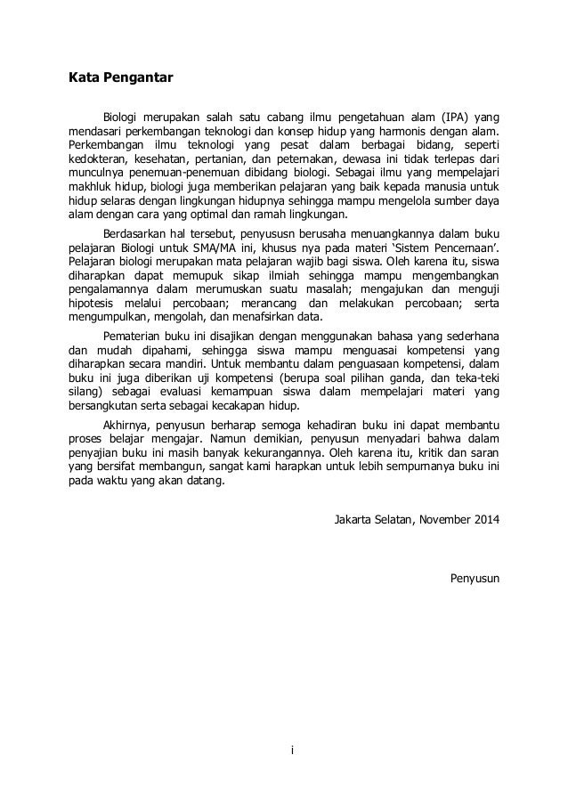 BUKU PELAJARAN TENTANG SISTEM PENCERNAAN MAKANAN