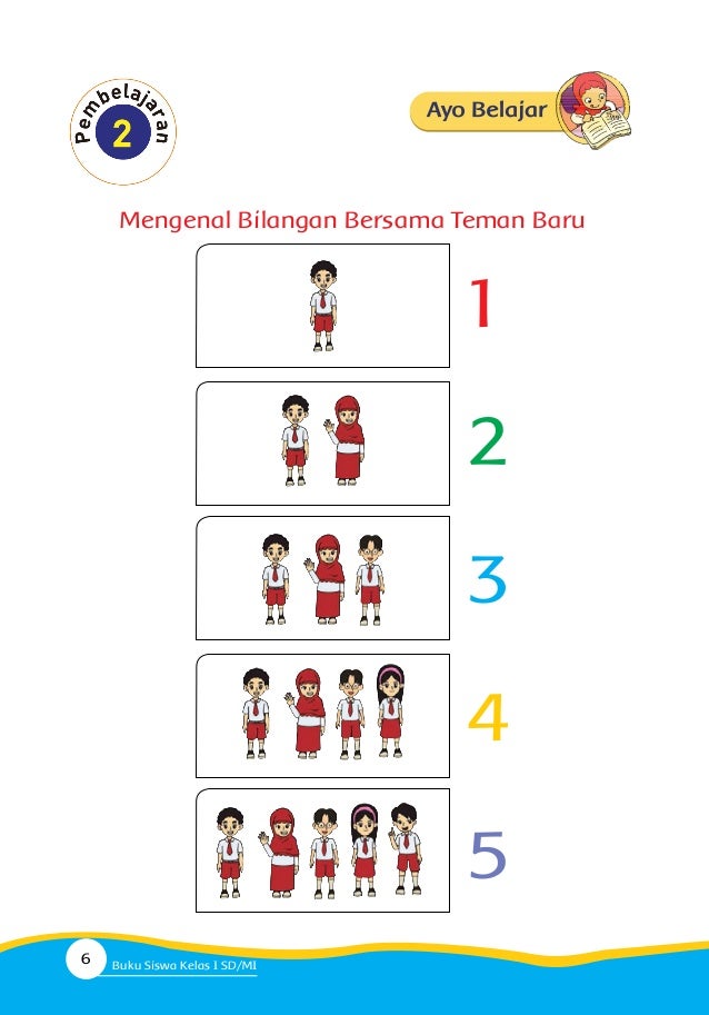 Buku siswa kelas 1 sd tematik 1. diriku
