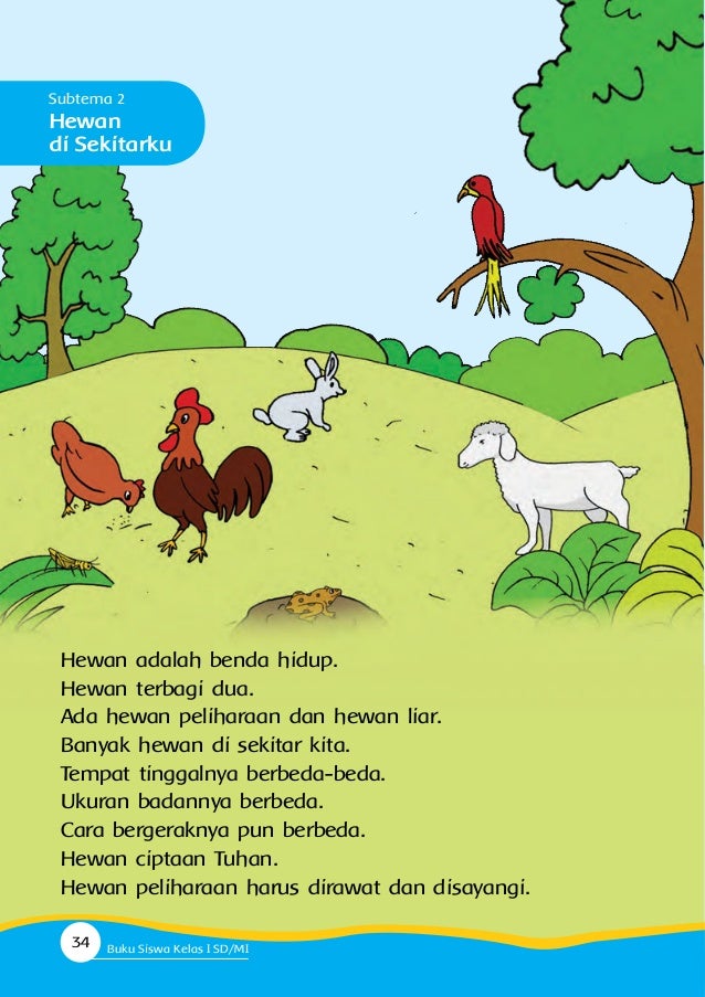 Buku siswa kelas 1 tema 7