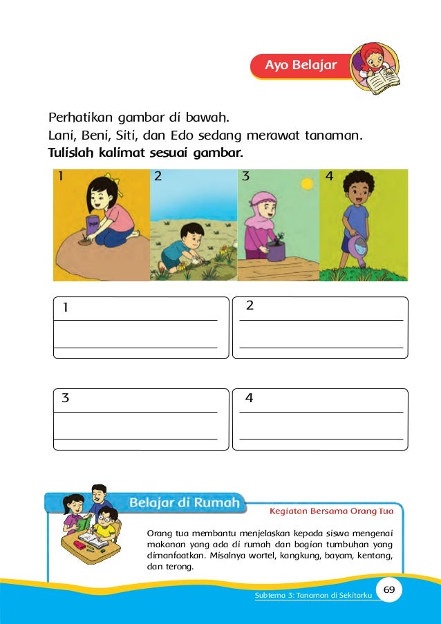 Buku siswa kelas 1 tema 7