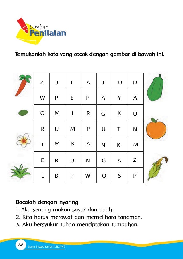 Buku Siswa Kelas 1 Tema 7