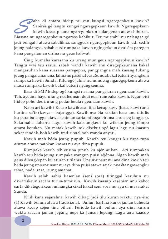 Buku Basa Sunda siswa kls 11