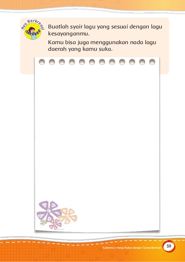 Buku siswa kelas 2 SD tema 1 hidup rukunKemendikbudKurikulum 2013