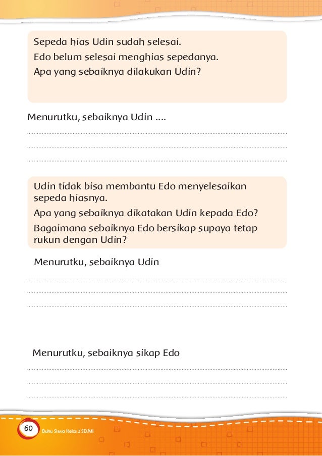 Buku siswa kelas 2 SD tema 1 hidup rukunKemendikbudKurikulum 2013
